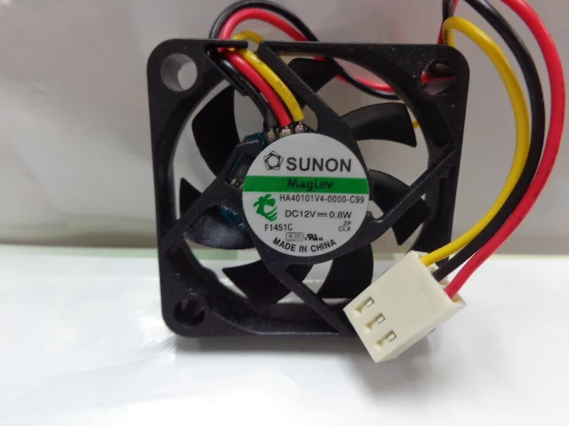 

SUNON HA40101V4-0000-c99 4010 40MM 4CM 40*40*10 Cooling fan 12V 0.8W 0.06A 3pin Support velocimetry