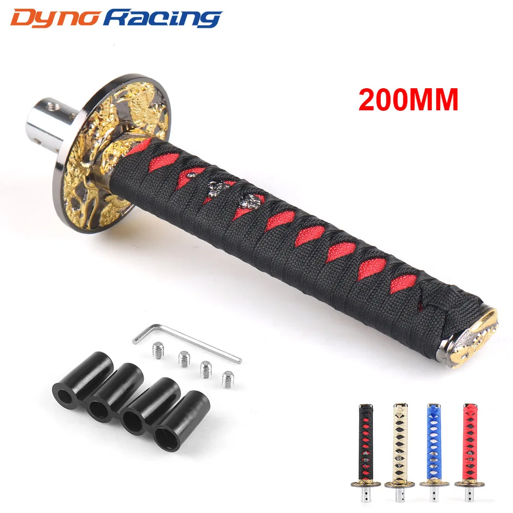 Universal Jdm Katana Samurai Sword Shift Knob Shifter 200mm With Adapters Gear Shift knob