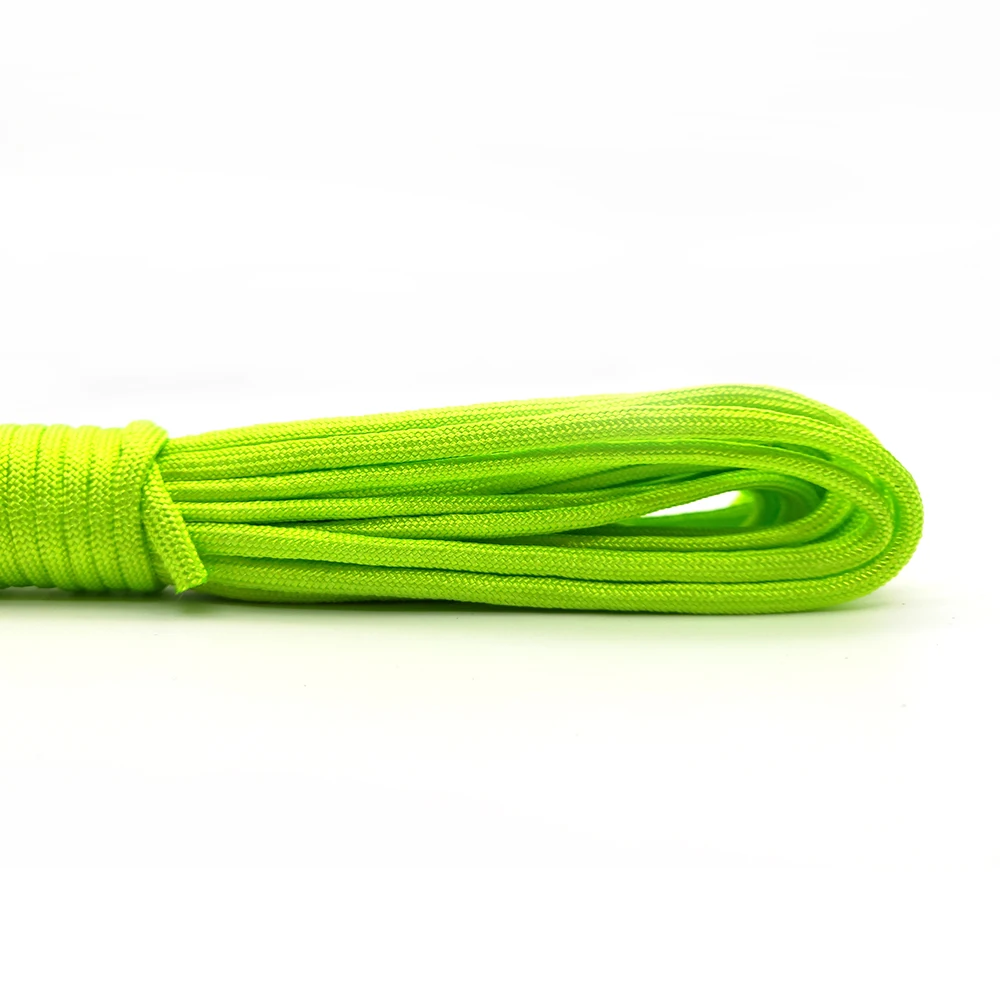 IQiuhike 208 Colors 31Meters Parcod 550 Parachute Cord Lanyard Rope Spec Type III 7Strand Climbing Camping Survival Tool