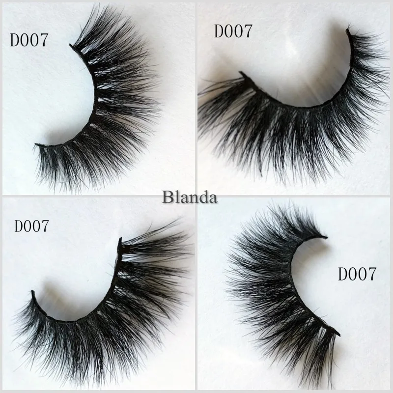 

IN USA Wholesale 100pair 3D Mink Lashes Natural Mink False Eyelashes Dramatic Volume Fake Eyelash Extension Faux Cils Makeup