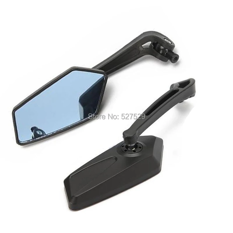 BLACK MIRRORS motorcycle For Kawasaki KL KLR KLX 250   400 600 650 KLR650 dual sport