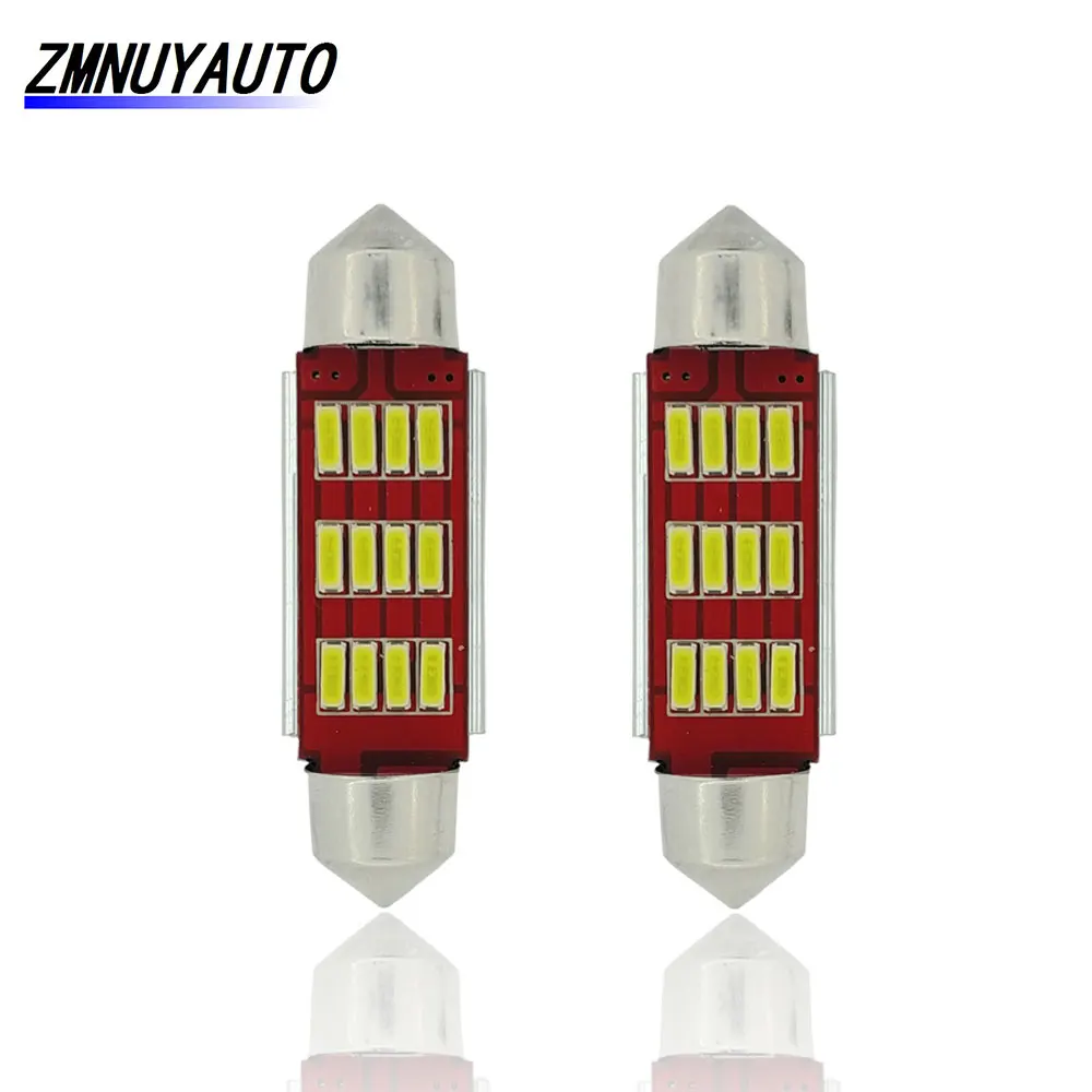 2x C5W CANBUS Led 31mm 36mm 39mm 41mm Festoon Bulb Error Free 4014SMD Auto Dome Signal Lamp Car Interior Reading License Plate L