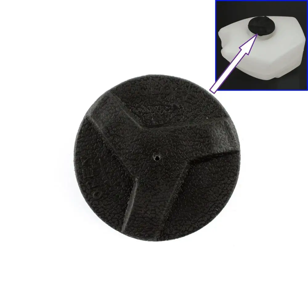 Novo copo do tanque de combustível para mini moto 49cc motocicleta preto tampa do tanque de combustível gasolina sorte sete vixen corrida pista bicicleta