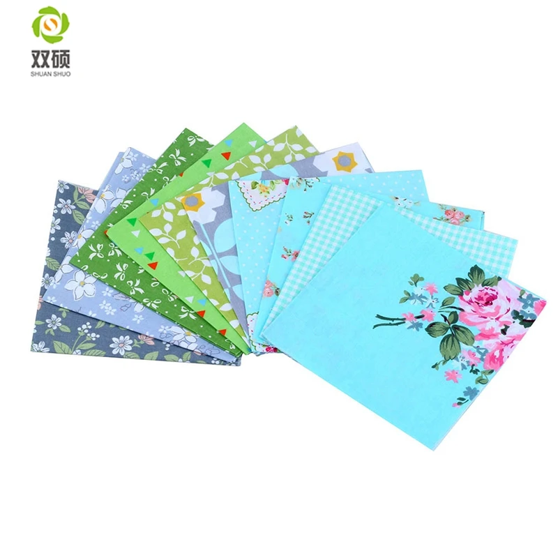 Shuanshuo New Bundles Cotton Fabric Patchwork Handmade DIY Quilting Sewing Baby&Children Dress 30*30cm 25pcs/lot