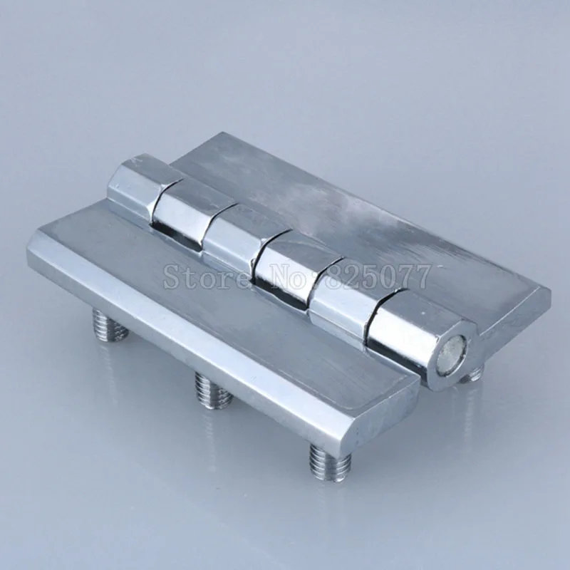 4X Black/Silver Color Zinc Alloy Bearing Thickening hinge,with 6 Studs,Engine block hinge,cabinet hinge,industrial hinge JF1335