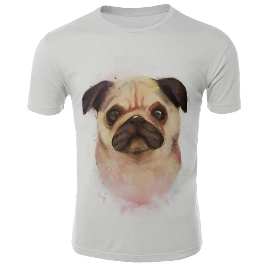 Kids Girl Camisetas T shirts Baby Boys Clothes Tops 3D Pug Dog Husky Graphic Cartoon T-shirts Camiseta Tshirt Shirts Mujer Shirt