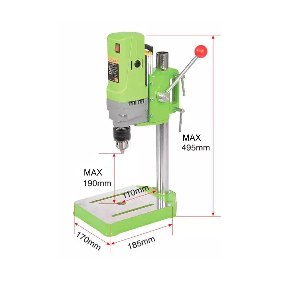 Imagem -03 - Amyamy Mini Máquina de Perfuração 220v ac Furadeira para Casa 710w Elétrica Broca Ferramentas Elétricas Broca Plug ue 5156e