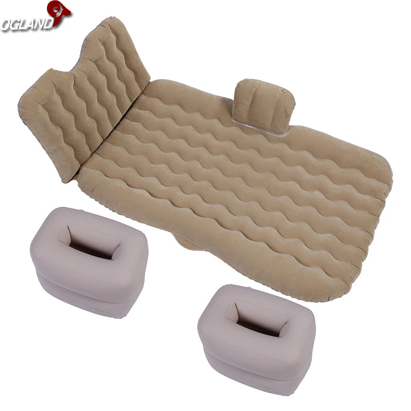 

OGLAND New Design Lengthen Car Air Inflation Travel Bed Mattress for Universal Car Back Seat Support Outdoor Camping Mat Cushion