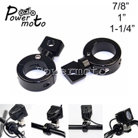Motorcycle Adjustable CNC Aluminum Fog Lght Bracket 1-1/4\