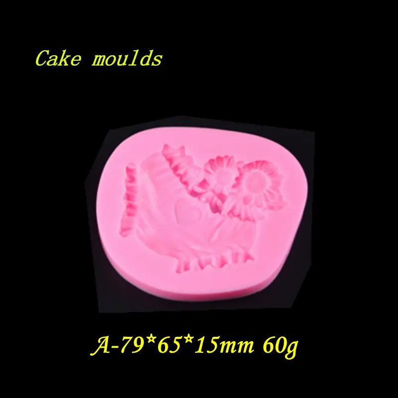 Baby Clothes Shoes Hats Skirts Shape Silicone Mold Cake Decorating Tool Cake Fondant Mold Chocolate Cookie Cupcake Baking Mould