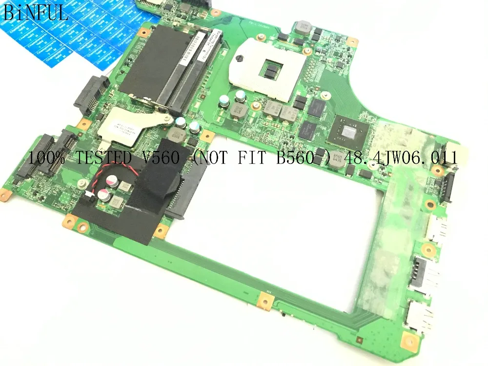 

STOCK 10203-1 LA56 MB 48.4JW01.011 LAPTOP MOTHEBOARD FOR LENOVO Ideapad V560 MAIN BOARD GT310M 90 DAYS WARRANTY (NO FIT B560)