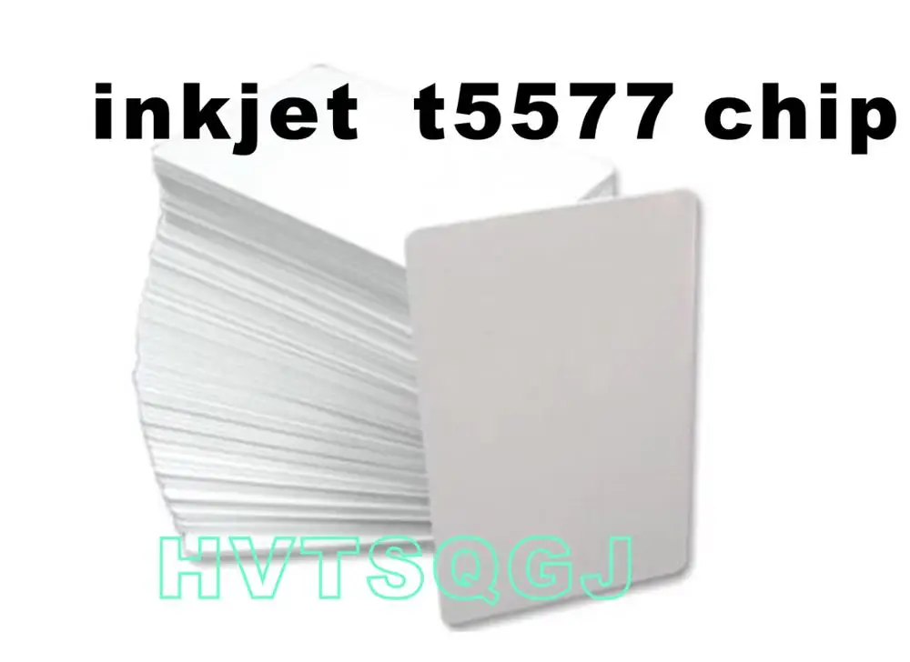 10 pcs free shipping T5577 chip inkjet Printable Card