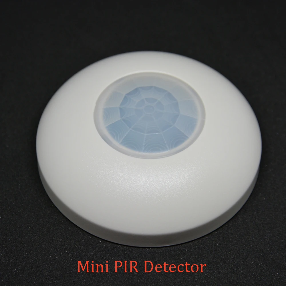 Detector infrarrojo de techo, interruptor de Control de lámpara sin señal, Sensor de alarma de movimiento PIR, luz interior de 360 grados, NC, 1