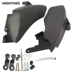Motorcycle Air Heat Deflector Mid Frame Trim Saddle Heat Shield Cover for Harley Dyna 2006 Later Street Bob Wide Glide 2006-2017