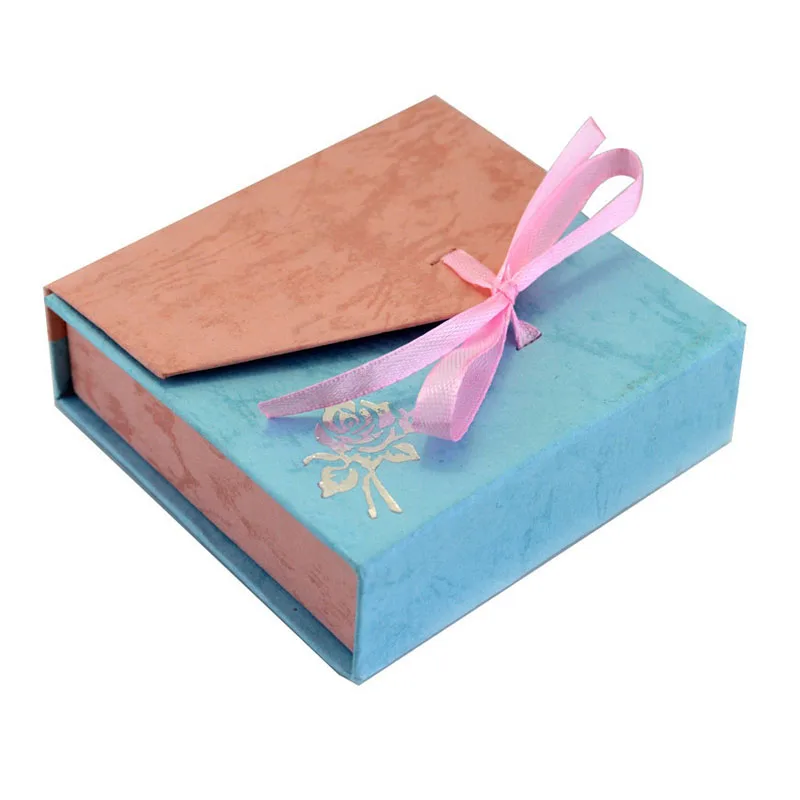 100Pcs Blue Bracelet Bangle Watch Gift Box Case 9x9.5x3cm,Candy Party Holiday New Year Christmas/Wedding Gift Box