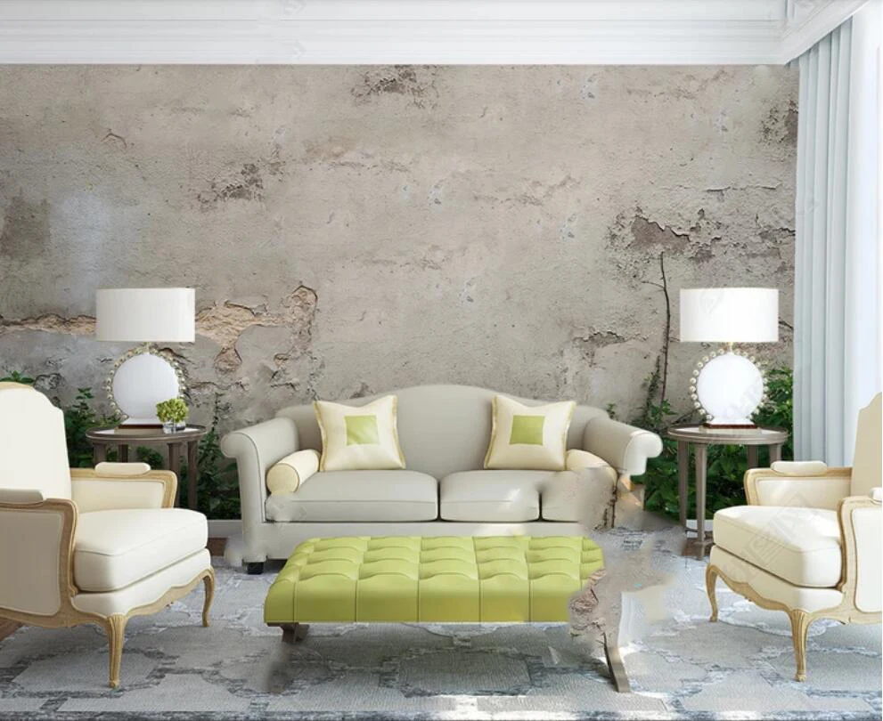 

Modern simple fashion simple elegant retro do old wall off brick wall painting