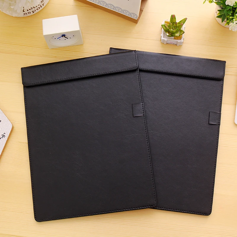 MIRUI Signature Folder Board Leather Writing Pad Hotel Conference Padfolio Leather Manager filing product school office supplies