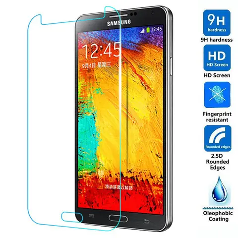 Vetro temperato Per Samsung Galaxy Note 3 Note3 Protezione Dello Schermo pellicola protettiva Per Samsung Galaxy N9000 N9002 N9005 di vetro