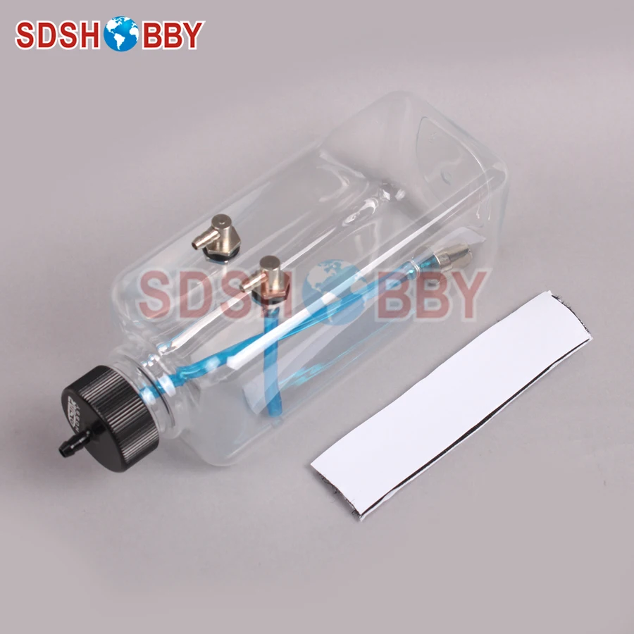 6STARHOBBY 500ml Transparent Fuel Tank for 50-70cc Gasoline Airplanes