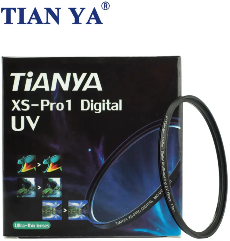 WTIANYA 43mm MC UV filter Ultra slim 16layers Muti-coating Ultra-Violet Filter Lens Protector Filter for Canon Nikon DSLR