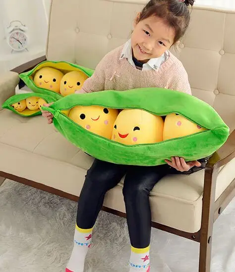 big new plush peas pillow green peas toy gift doll about 70cm