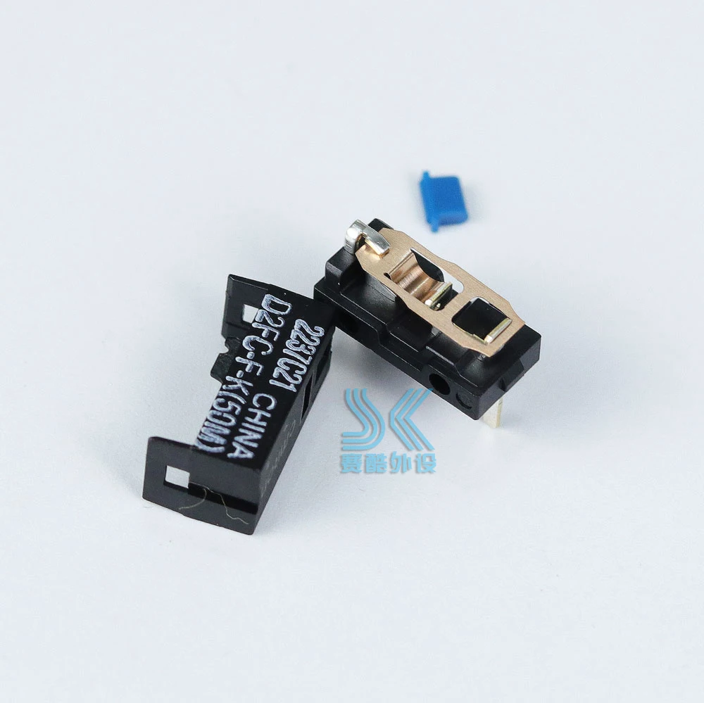 2pcs  Mouse Micro Switch Microswitch D2FC-F-K 50m 60MN For OMRON D2FC-F-7N 10M 20M of 50 millions time lifetime