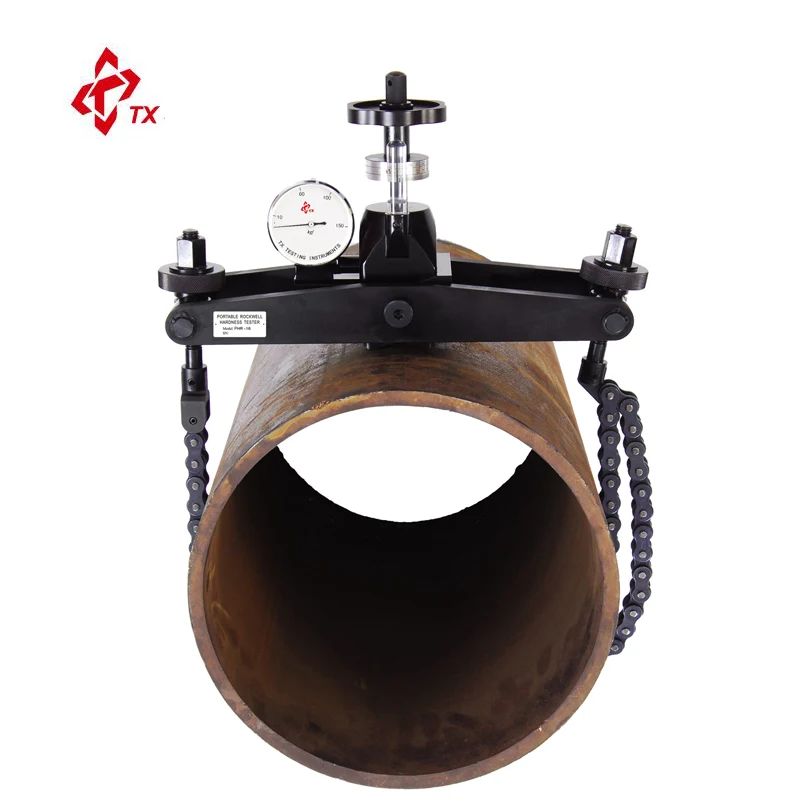 

Brand TX PHR-32 Chain Clamp Portable Rockwell Hardness Tester Meter durometer tubes pipes shafts rollers cylindrical workpieces