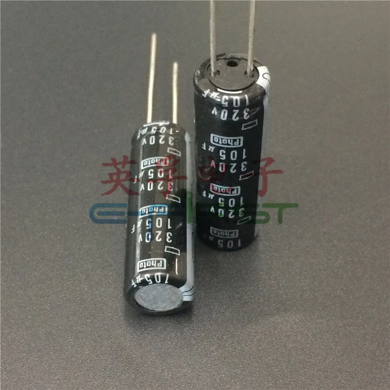 

2020 hot sale 10pcs/30pcs Original NIPPON 320v105uf Flash capacitor 105uF 320V 10X35 Electrolytic capacitor free shipping