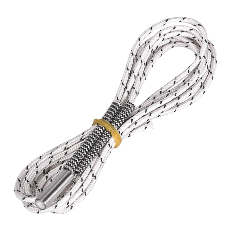 BIQU Tubo de calentamiento para impresora 3D calentador de cartucho de cerámica de 6x20mm 12V 24V 50W 1M 2M Reprap y Mendel para extrusora V6