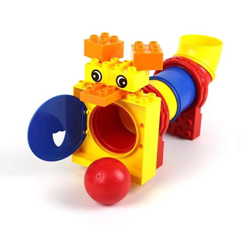 

Big Size Puppy Tube Game Bricks City DIY Creative Bricks Toy Educational Building Block Bricks brinquedos