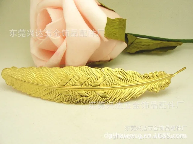 

Supply 114MM/53MM size feathers flowers bookmarks DIY Jewelry Accessories material