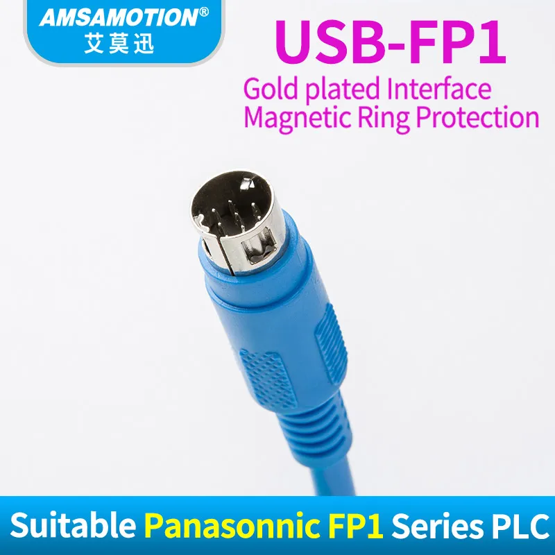 8Pin Original Plug USB-FP1 USB-AFP8550 Suitable Panasonic FP1 FP3 FP5 Series PLC Programming Cable Download Cable