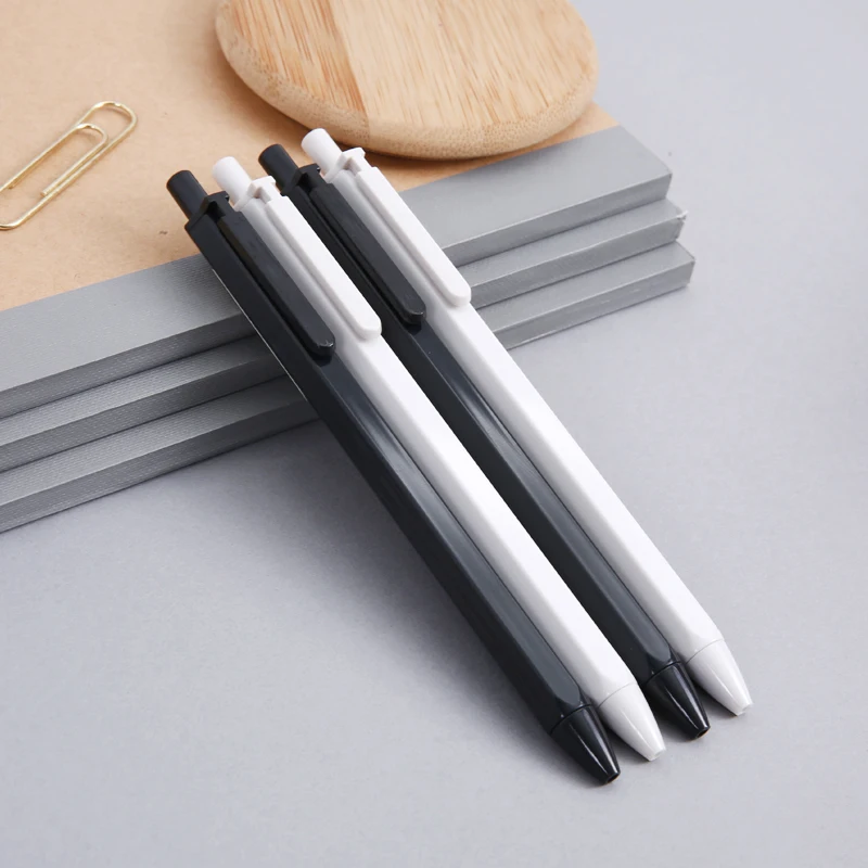 M&G This flavor series AGP83007 spring press pen, 0.35mm neutral pen, signature pen, black