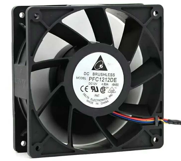 Original PFC1212DE 12038 12V 4.8A 12CM ultra violent industrial equipment cooling fan