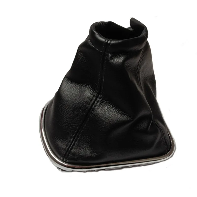 Car Styling Shift Gear Knobs Gaitor Leather Boot With Chrome Frame For CHEVROLET CRUZE 2008-2012 Auto Accessories