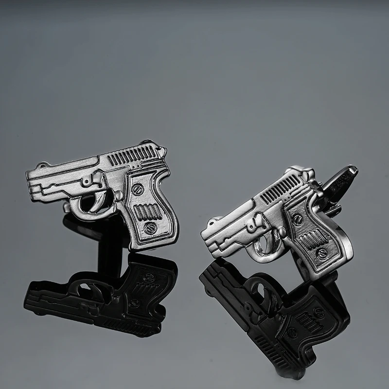 XKZM New luxury brand Cufflinks high-grade Bullet Boxing Gloves Pistol model men\'s shirts Cuff links Jewelry Gifts