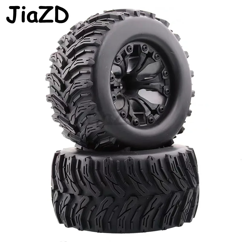 

2PCS HongNor HNR H9801 Wheel Tire H98086 Off-road Tires D126mm Wheels with Plastic Wheel Hub for RC Cars Spare Parts P9