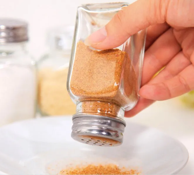 1PC Glass Spice Jar Storage Bottles Kitchen Tools Nuts Seasonings Tea Container Porta Tempero Mason Jar LF 094