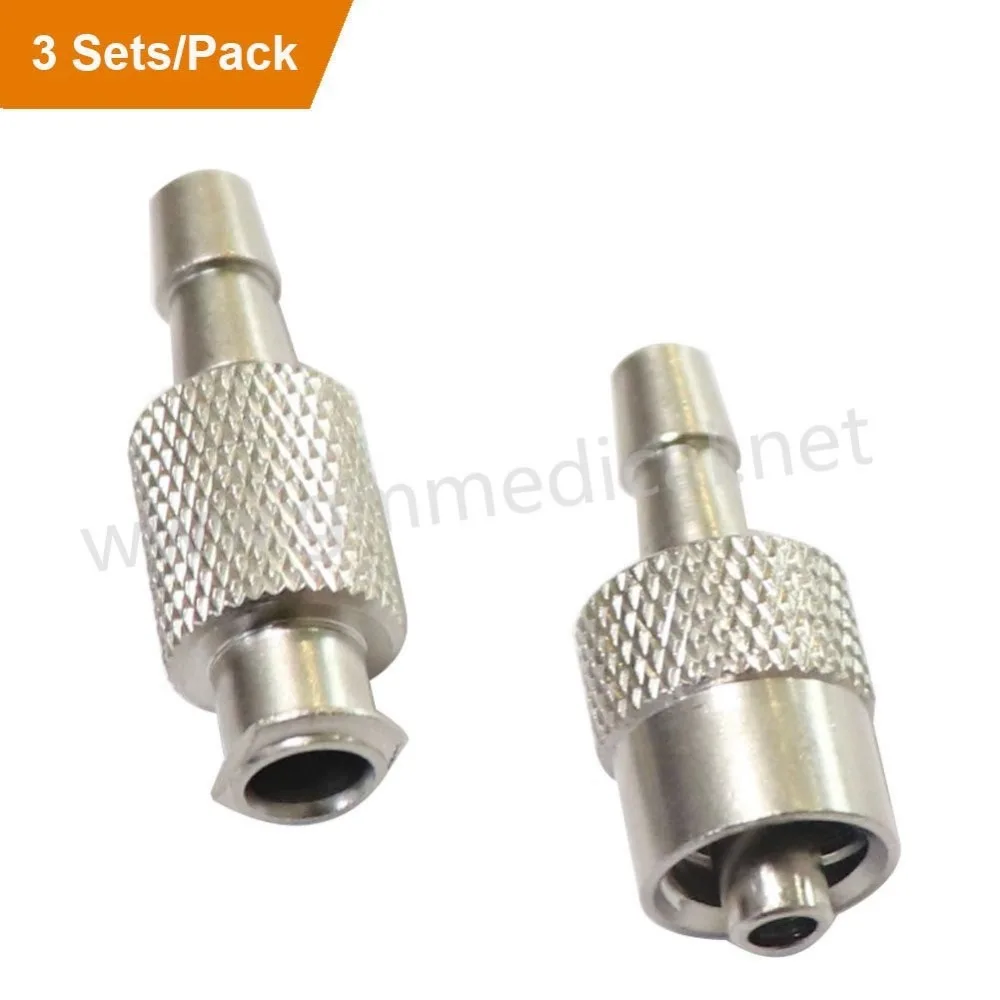 

Female&Male Luer Connector for Nihon Kohden , CSI , Datascope NIBP Cuff Air Hose 3Set/Pack.