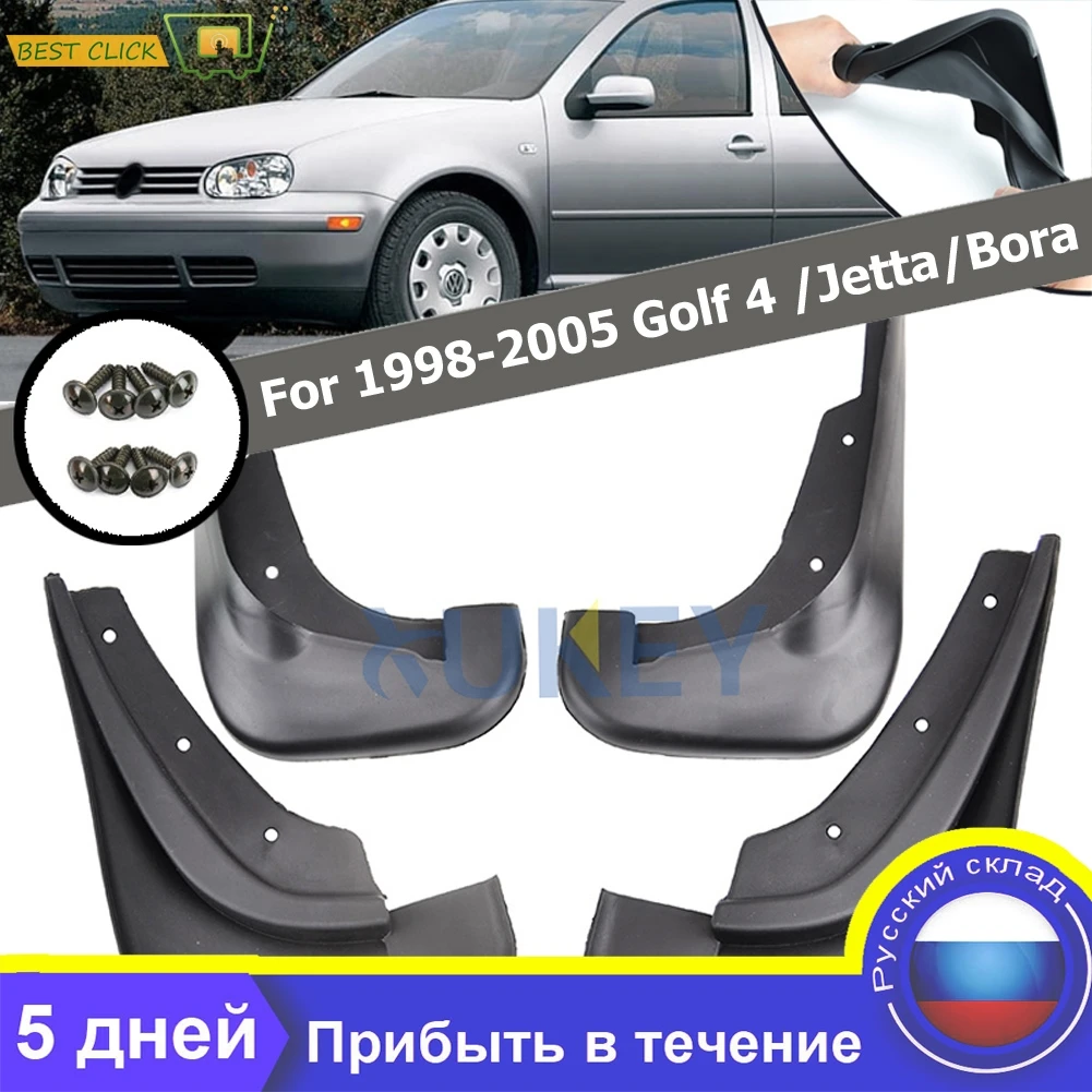 OE Styled Car Mud Flaps For VW Golf 4 Mk4 IV Bora Jetta 1998 - 2005 Mudflaps Splash Guards Mud Flap 2004 2003 2002 2001 2000