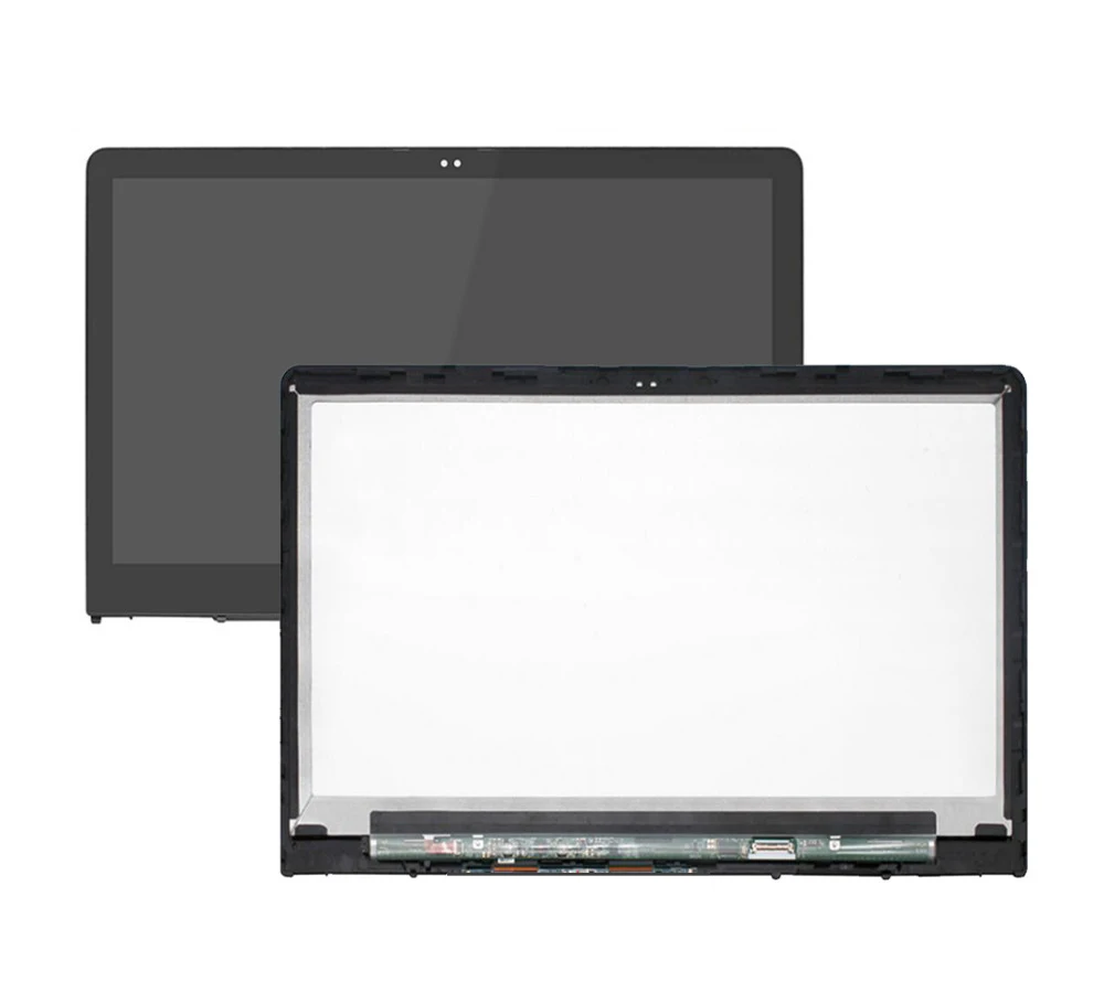 LCD Touch Replacement For HP X360 Pavilion 15-BR 15BR 15T-BR000 15 BR Series LCD Touch Assembly Screen Frame 1920X1080 1366X768