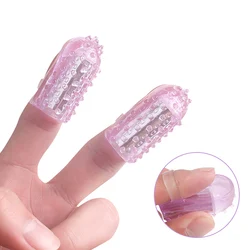 Mini Finger Vibrator for women Erotic sex toys Fingers Sleeve G Spot Pussy Stroker Sexo female Masturbation Dildo Vibrador