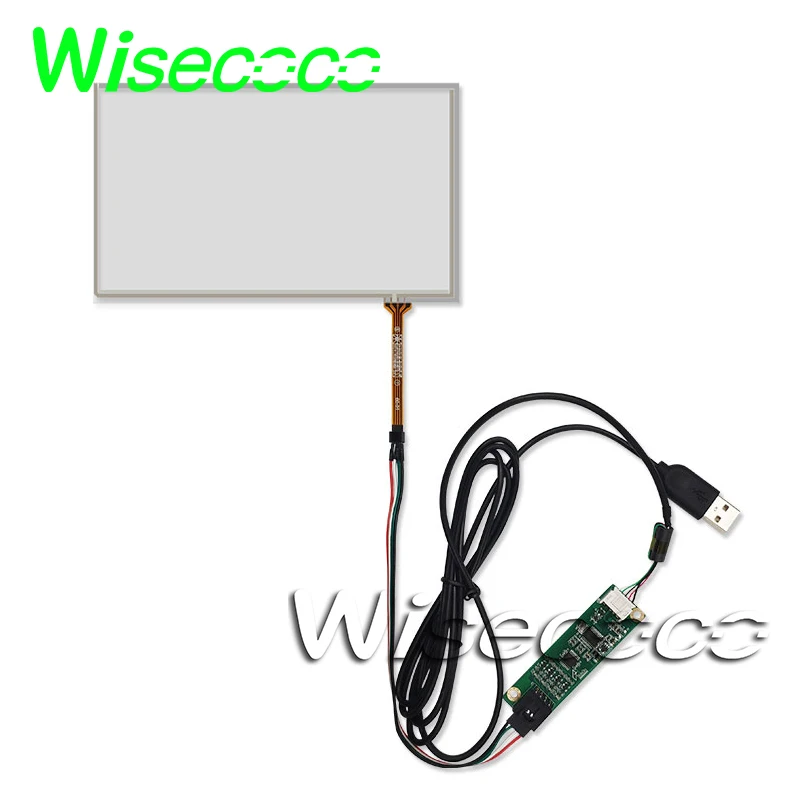 7 Inch 800*480 AT070TN90  Tft Lcd Screen Resisitive Touch Panel  FPC Controller Board For Portable DVD Player