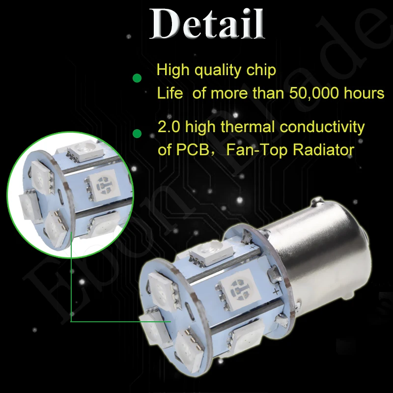 1/2 Pcs 6V DC 1156 BA15S 1157 BAY15D LED Lamps For Car Motor Tail Backup Brake Reverse Turn Signal Light Bulb White Amber RED