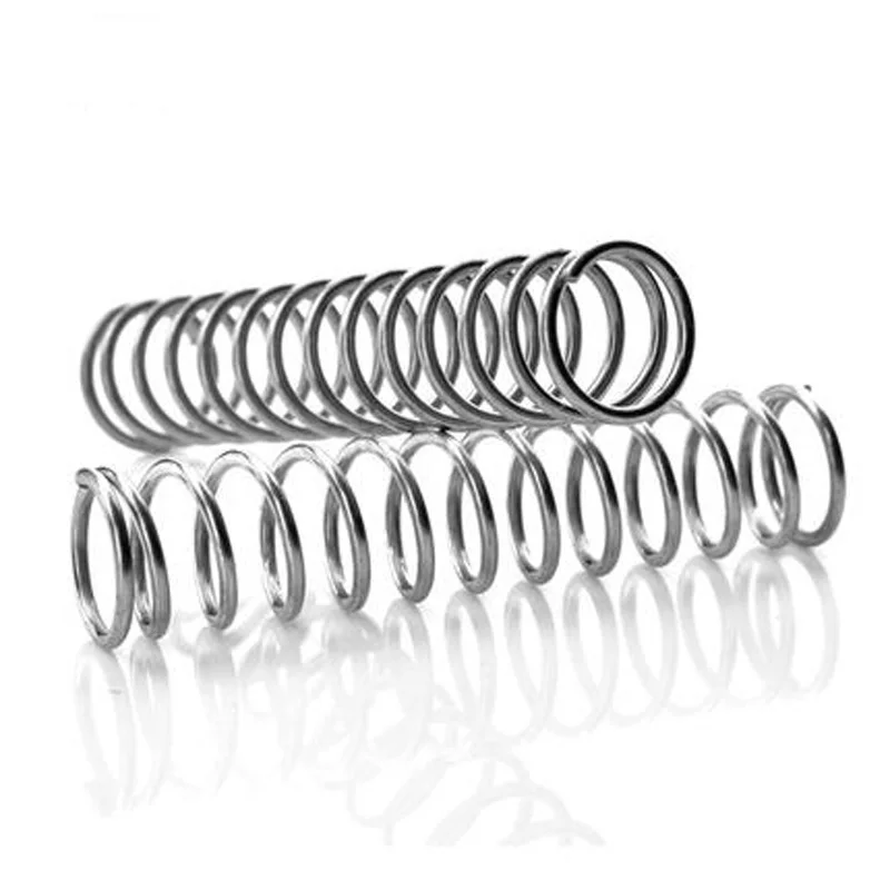 

8Pcs 0.7mm WD 9mm OD Stainless Steel compression Pressure Small springs Y type return spring bolt Length 5mm-50mm