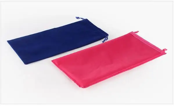 10pcs/Lot 8x17, 10x20, 10x25, 10x30cm Long Size Drawstring Velvet Pouch Bag Gift Parfum Packaging Bags Can Customize Logo
