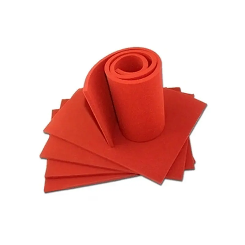 Silicone Slab Plate Sheet Board Heat Insulation Foam Blanket 140/170/230/250/260/280 x 150/160/170/180/200mm Red