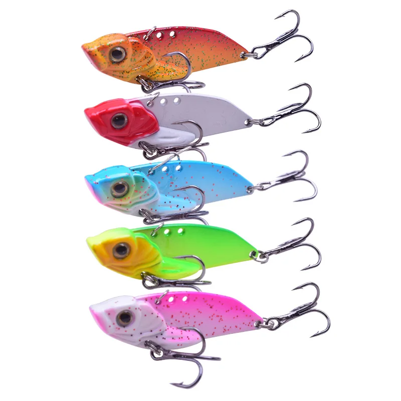 

Metal Sinking VIB fishing Bait 50mm 11.5g Winter Ice Fishing Wobblers Crankbait Vibration Spinner bait Fishing Lure pesca tackle