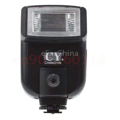 Hot Shoe Sync Port Mini Universal Flash Speedlite for Nikon D800 D810 D610 D600 D500 for Canon 5D2 5D3 5D4 1DX 60D 6D