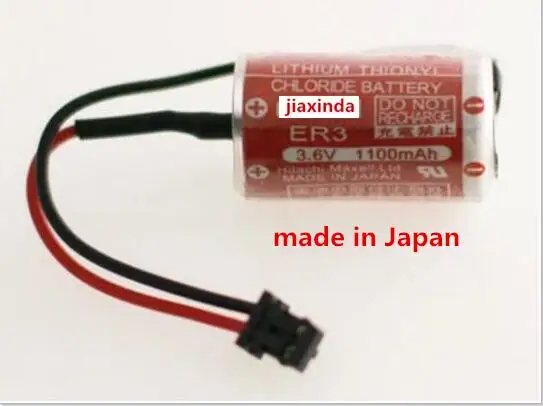 

jiaxinda HOT NEW battwey ER3 1/2AA 3.6 V 1100mah PLC lithium battwey Li-ion batterise plug